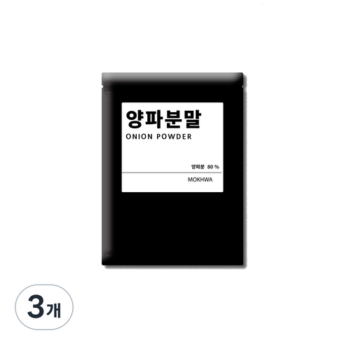 딜리셔스마켓 양파 분말 팩, 200g, 3개
