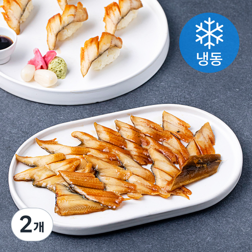 바이킹마켓 초밥용 구운 양념 장어 (냉동), 120g, 2개