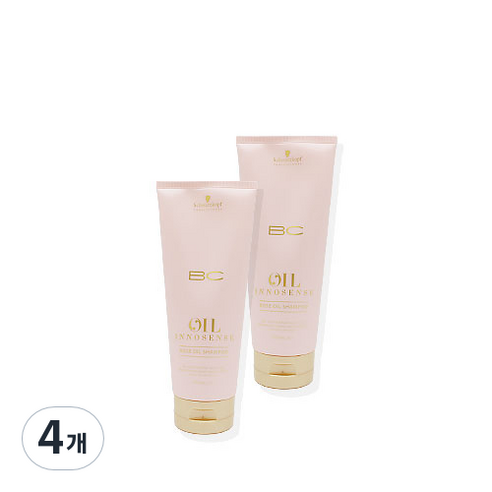 슈바츠코프 BC오일 로즈샴푸, 4개, 200ml