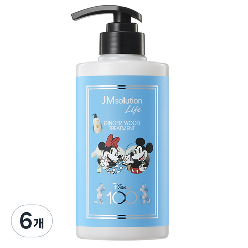 제이엠솔루션 라이프 디즈니100 에디션 진저 우드 트리트먼트, 6개, 500ml