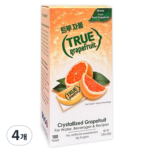 트루시트러스 트루자몽 에이드분말, 0.8g, 100개입, 4개