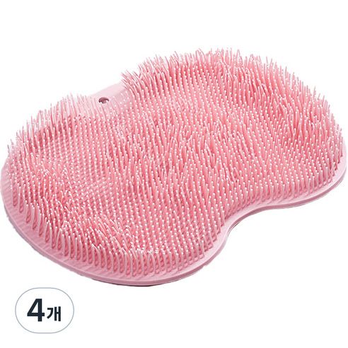 컬라피 발 브러쉬 매트 핑크 325g, 1개입, 4개