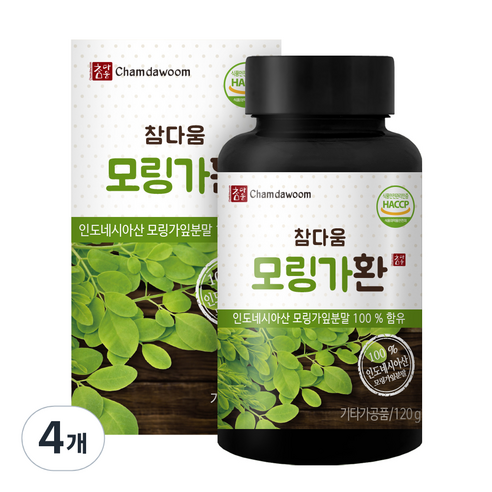 참다움 모링가환, 4개, 120g