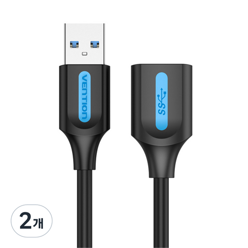 벤션 USB 3.0 고속 연장 케이블, 2개, 3m