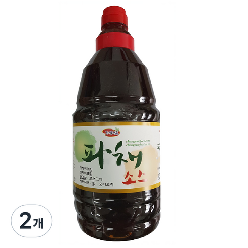 청맥 고기로스용 파채소스, 1.8L, 2개