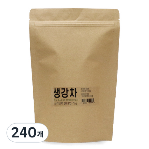 아이앤티 생강차 삼각티백, 1.2g, 60개입, 4개
