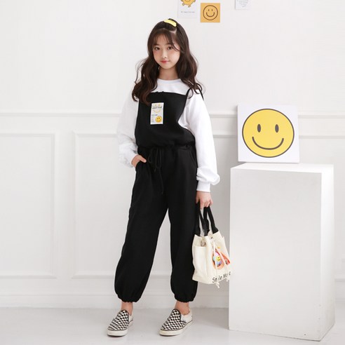 國中 時尚 女孩 服裝 上下衣服 褲子 套裝 女孩 女孩 國中