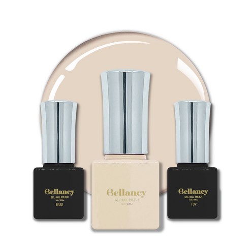 벨랑시 원스텝 젤네일 5ml + 젤네일 베이스 5ml + 젤네일 탑 5ml 세트, SN 05 베이지(젤네일), 1세트