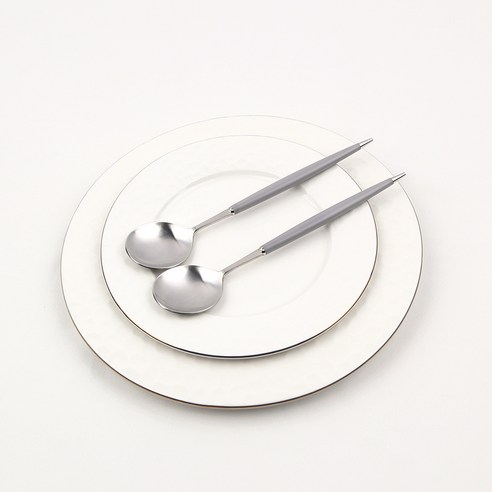 보겐 몽블랑 큐티 커트러리 디너스푼, 그레이, 2개