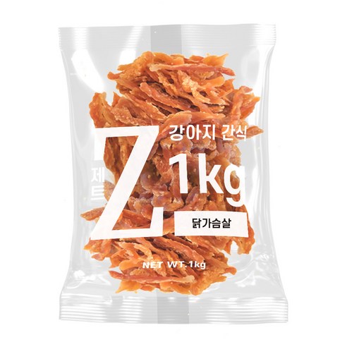 이수펫 제트 강아지 대용량 수제간식, 닭가슴살, 1kg, 1개