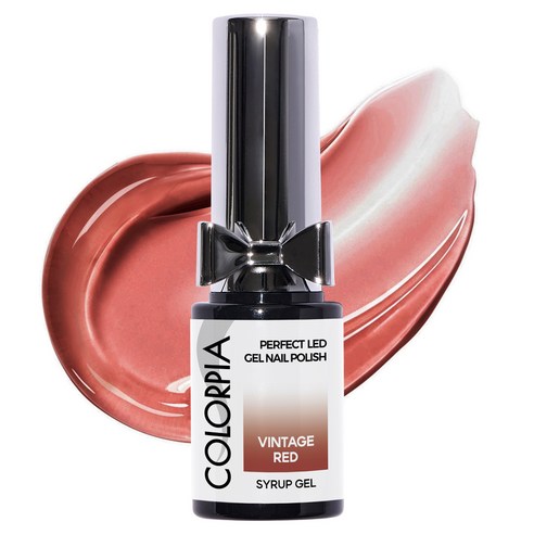 칼라피아 원스텝 시럽 젤네일, S017 빈티지레드, 6g, 1개