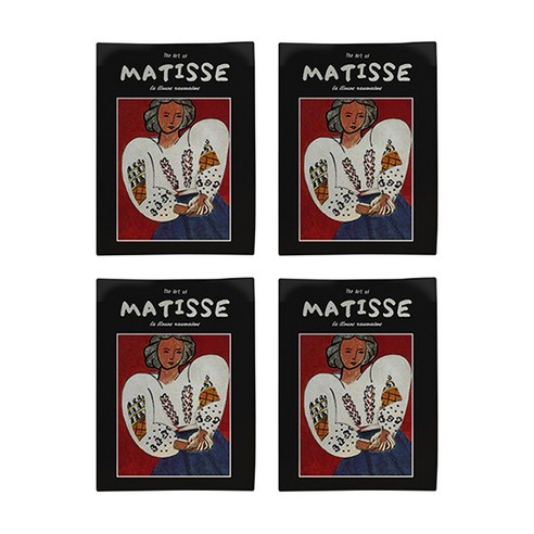 블럭마트 Henry Matisse 패브릭 포스터 4p, TYPE 16