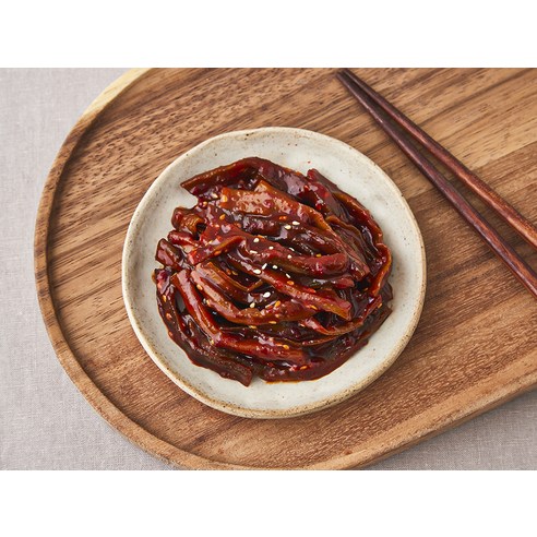 아삭한 식감과 황금비율 양념의 완벽한 조화, 셰프애찬 아삭 궁채 양념 장아찌