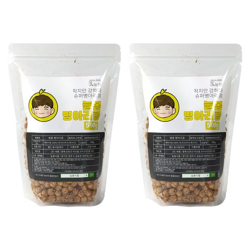 늘봄애식품 열풍 병아리콩, 500g(1개), 2개