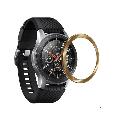 아이엠판다 갤럭시 워치 S3 프리미엄 베젤링 (46mm 호환가능), 골드, 1개