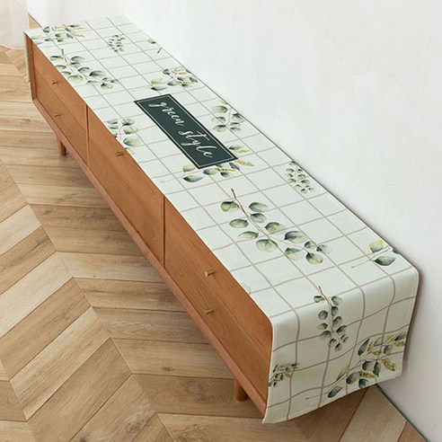 빈테리어 나뭇잎 서랍 먼지 방지 커버, TYPE 03, 45 x 220 cm, 1개