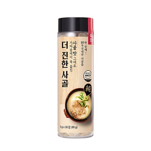 오감식탁 육수장인 더 진한 사골, 90g, 1개