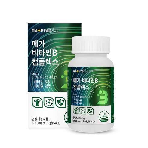 내츄럴플러스 메가 비타민B 컴플렉스 54g, 1개