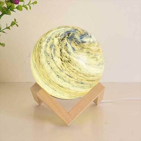 LED 달 무드등 아이디어 램프, 행성