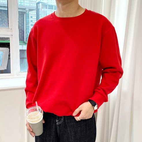 오티디 3단 쮸리기모 무지 맨투맨