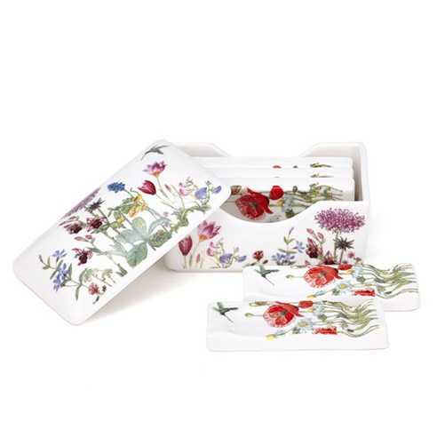 식탁 위에 피어나는 아름다움, 골든벨금속 야생화 수저받침