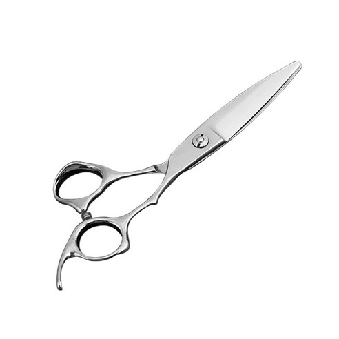 제이라이프 무각인 커브 미용가위 17cm, 실버, 1개