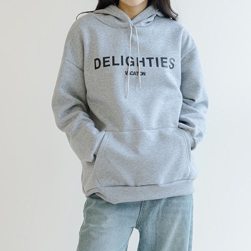 쥬시꾸띄르 데일리 오버핏 후드 티셔츠