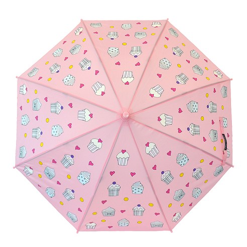 키즈스퀘어 아동용 컬러 체인징 컵케익 우산