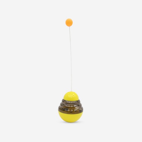 피카노리 낚시형 반려동물 노즈워크 간식볼 10 x 10 x 13.5 cm PEC3061, 옐로우(PEC3061Y), 1개