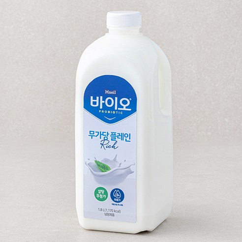 매일유업 바이오 무가당 플레인 RICH 요거트, 1개, 1개입, 1.8L