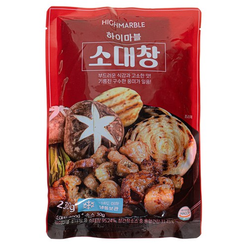 하이마블 소대창 200g + 참간장 소스 30g 세트 (냉동), 2세트