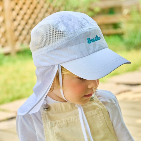 시원하고 안전한 여름, 따블리에 썸머키즈 메쉬 플랩캡과 함께!