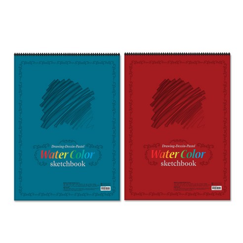 몽땅 전문가용 스케치북 200g 2종 세트, 5절, 15매