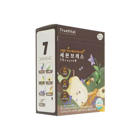 트루바이탈 세븐브레스 배도라지즙 스틱, 390g, 1개