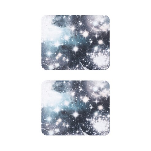 에스닉 보헤미안 보타패턴 캔버스 폴리 마우스 패드 23 x 19 cm, 2개