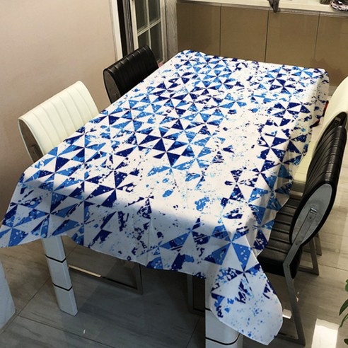 알럽홈 랜덤 패턴 프린팅 스퀘어 홈 테이블 커버, TYPE15, 140 x 200 cm