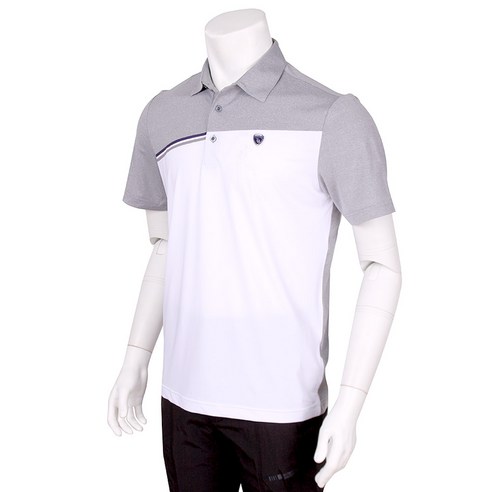 남성용 패턴 반팔 골프 카라 티셔츠 COKGT158