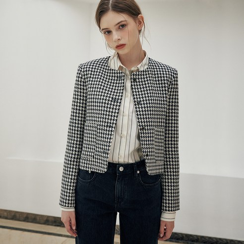 에디티드 울블랜딩 트위드재킷 추천상품 스타일리시한 HOUND TOOTH TWEED JACKET로 가을을 맞이하세요