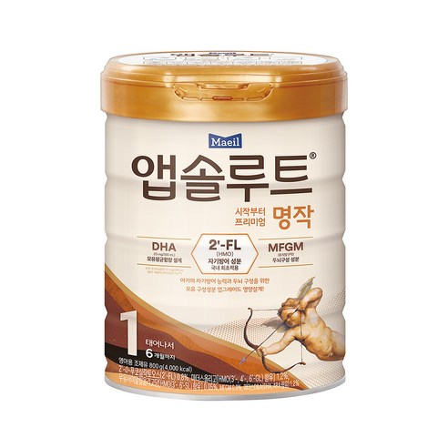 앱솔루트 명작 2FL 분유 1단계, 800g, 1개
