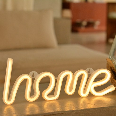 홈마인 네온사인 LED 무드등, 07 home