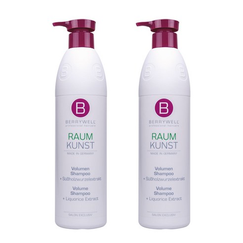BERRYWELL 볼륨 헤어 샴푸, 2개, 1001ml