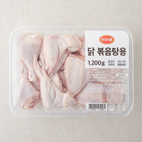 한강 닭 볶음탕용 (냉장), 1200g, 1개