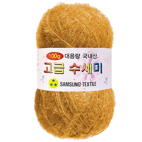 yarna 대용량 고급 수세미 100g, 117머스타드, 1개