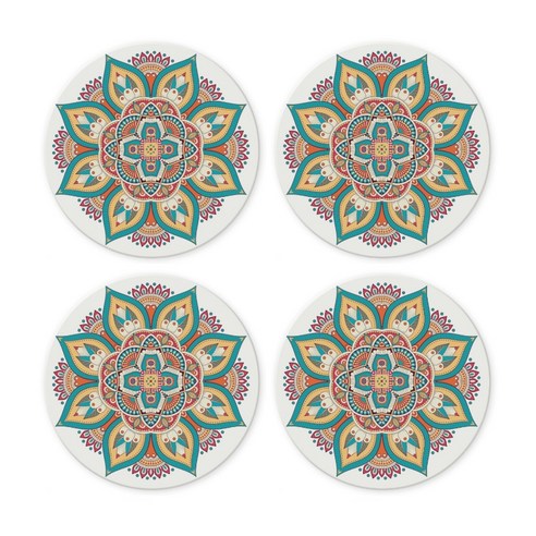 러블리 심플 규조토 코스터 4p B47, 타입5