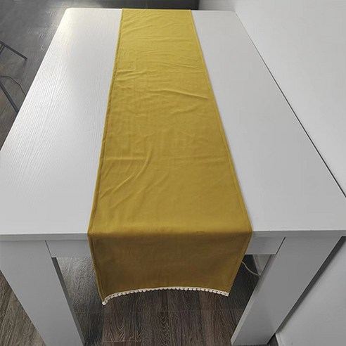 PDS 홈 깔끔하게 원하는 컬러픽 단색 테이블 러너, 02, 30 x 120 cm