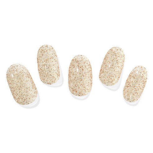 모노몬드 젤네일 스티커, 1개, 134 Gold glitter