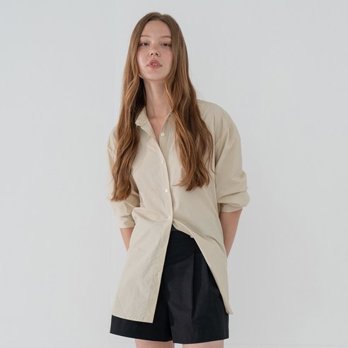 레이디볼륨 여성용 OVERFIT POPLIN 셔츠