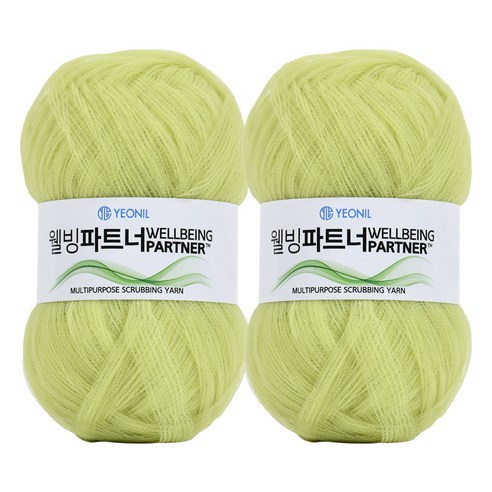 브랜드얀 웰빙파트너 뜨개실 2p, 티그린