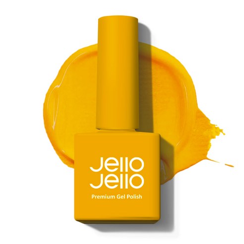 젤로젤로 프리미엄 젤네일 폴리쉬 솔리드 컬러 10ml, JC-60 사프란옐로, 1개