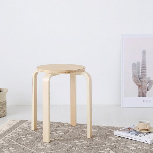 공간에 스며드는 자연스러움, 마켓비 OLIVER 스툴 버치